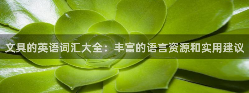天顺娱乐幼78778卧：文具的英语词汇大