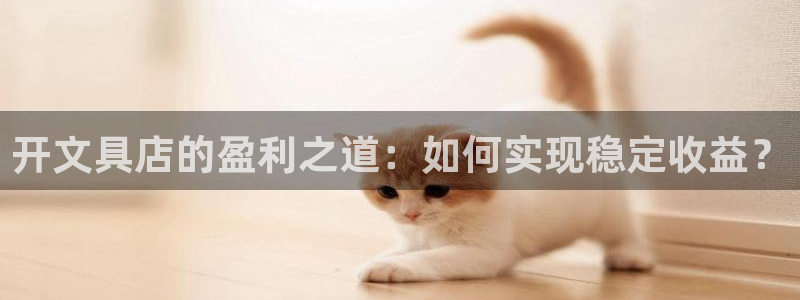 天顺娱乐陨 66 6：开文具店的盈利之道